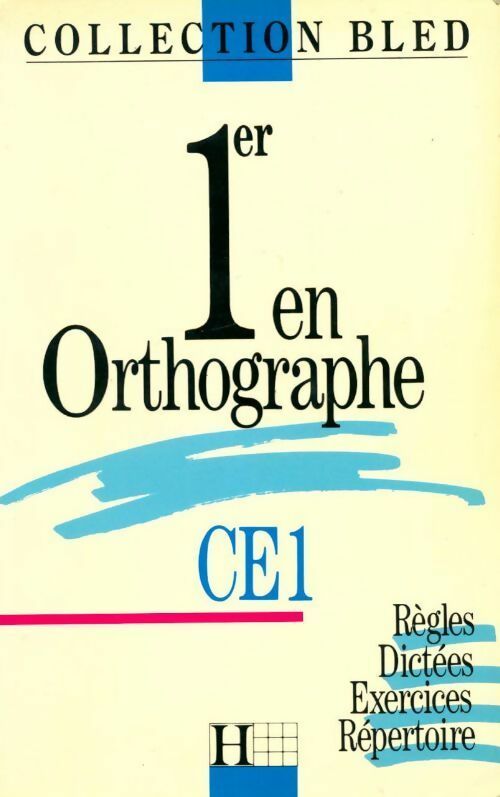 Livrenpoche : 1er en orthographe CE1 - Edouard Bled - Livre