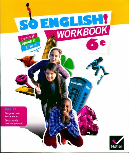 Livrenpoche : So english ! workbook 6e - Germain Ledru - Livre