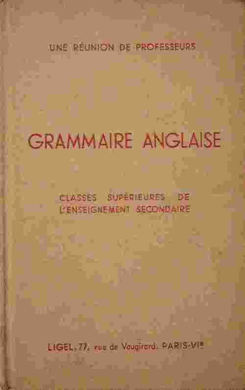 Livrenpoche : Grammaire anglaise - Collectif - Livre