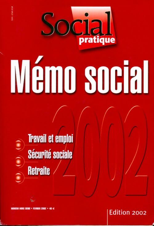 Livrenpoche : Mémo social 2002 - Sylvie Duras - Livre