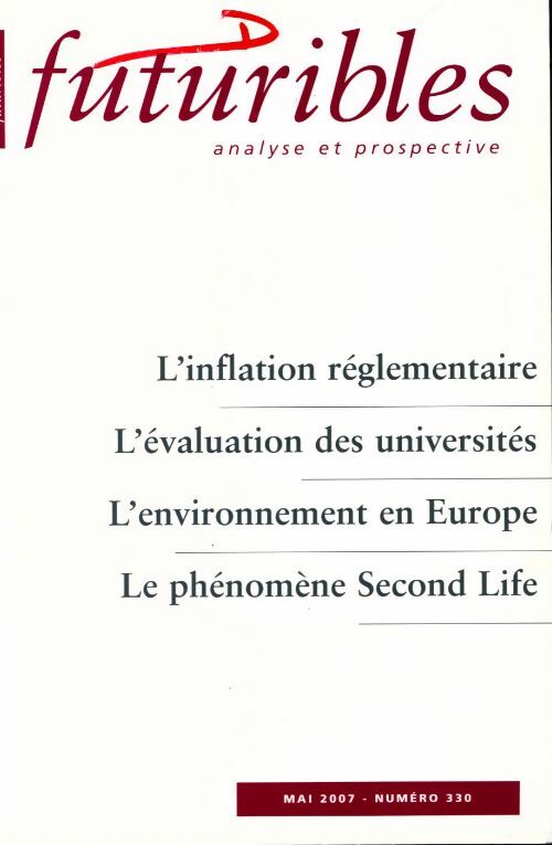 Livrenpoche : Futuribles n°330 - Collectif - Livre