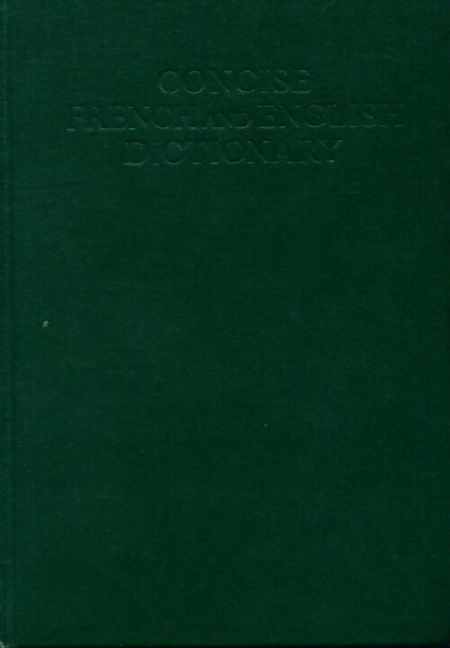 Livrenpoche : Concise french and english dictionnary - R.P. Jago - Livre