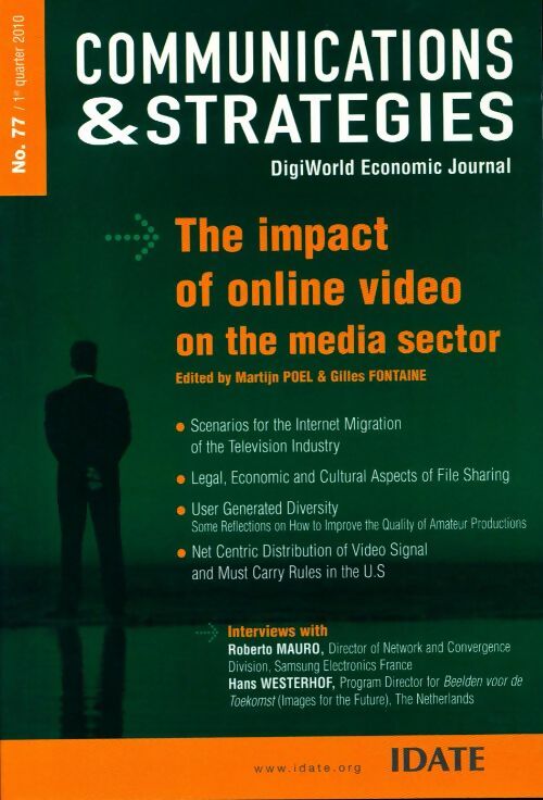 Livrenpoche : Communications & strategies n°77 : The impact of online video on the media sector - Collectif - Livre