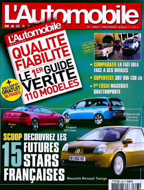 Livrenpoche : L'automobile magazine n°693 : Enquête qualité-fiabilité - Collectif - Livre