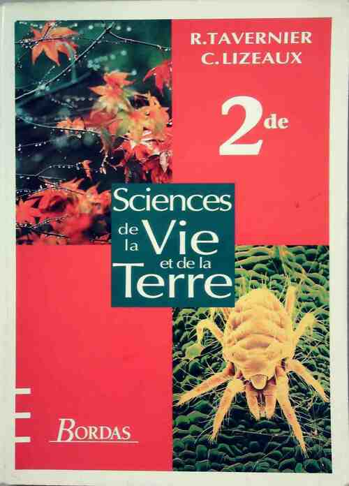Livrenpoche : Sciences de la vie et de la terre Seconde - René Tavernier - Livre