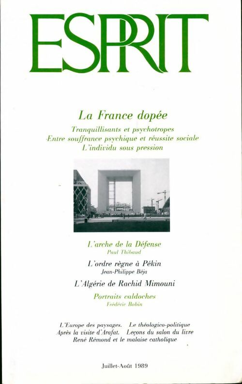 Livrenpoche : Esprit n°152-153 : La France dopée - Collectif - Livre