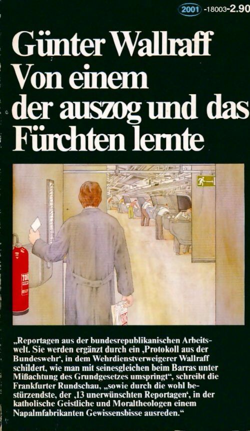 Livrenpoche : Von einem der auszog und das fürchten lernte - Günter Wallraff - Livre