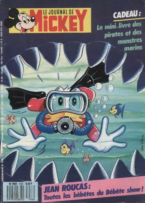 Livrenpoche : Le journal de Mickey n°1938 : Jean Roucas, toutes les bébêtes du Bébête Show ! - Disney - Livre