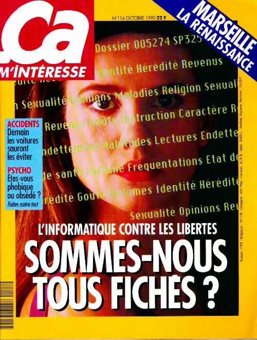 Livrenpoche : Ca m'intéresse n°116 : Sommes-nous tous fichés - Collectif - Livre