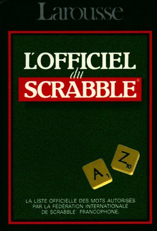 Livrenpoche : L'officiel du Scrabble - Inconnu - Livre