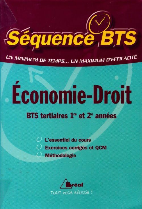 Livrenpoche : Economie-Droit BTS tertiaires 1re et 2e années - Patrick Simon - Livre