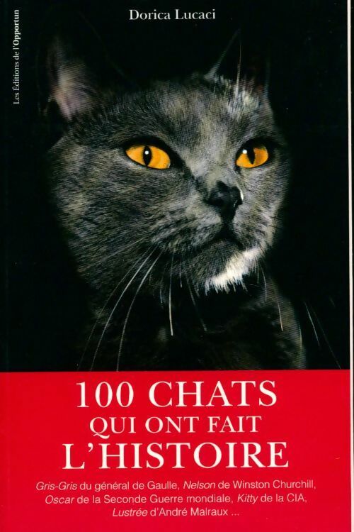 Livrenpoche : 100 chats qui ont fait l'histoire - Dorica Lucaci - Livre