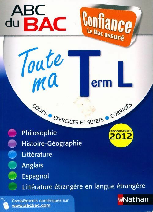 Livrenpoche : Toute ma Term L - Collectif - Livre