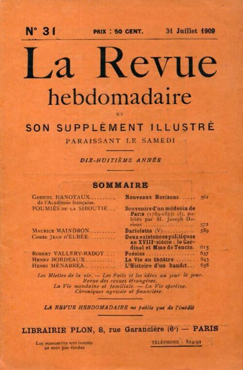 Livrenpoche : La revue hebdomadaire 18e année n°31 - Collectif - Livre