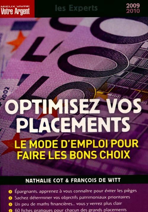 Livrenpoche : Optimisez vos placements. Le mode d'emploi pour faire les bons choix - Nathalie Cot - Livre