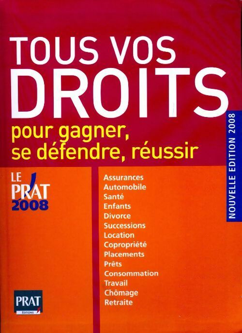 Livrenpoche : Tous vos droits pour gagner, se défendre, réussir 2008 - Collectif - Livre