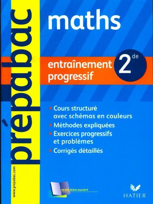 Mathématiques Seconde. Entraînement progressif - Jean-Dominique Picchiottino - Livre