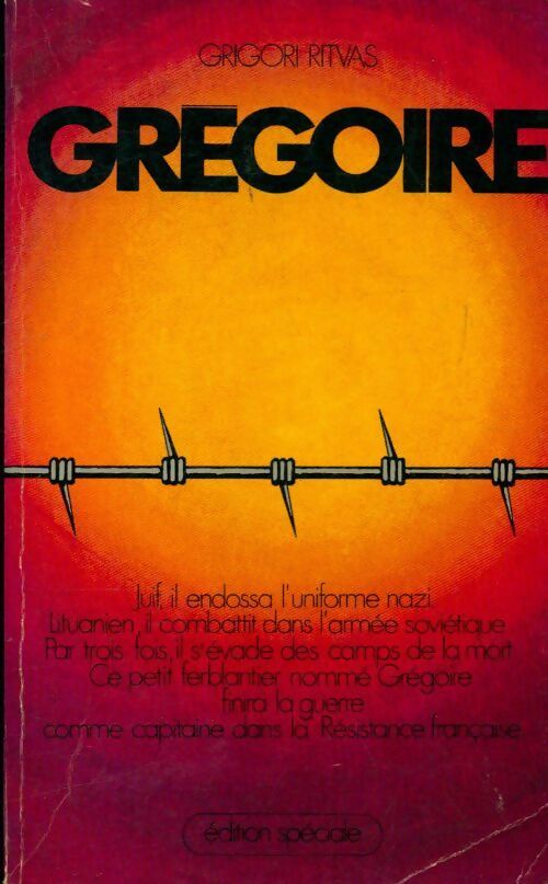Livrenpoche : Grégoire - Grigori Ritvas - Livre