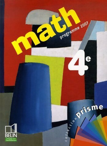 Livrenpoche : Math 4e - Collectif - Livre