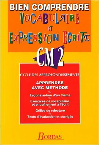 Livrenpoche : Vocabulaire et expression écrite. CM2 - Marie-Christine Olivier - Livre
