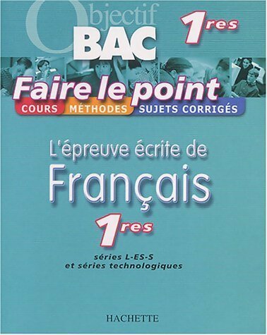 Livrenpoche : L'épreuve écrite de Français 1ères - Brigitte Réauté - Livre