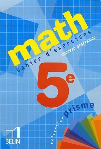 Livrenpoche : Math 5e. Cahier d'exercices - Collectif - Livre
