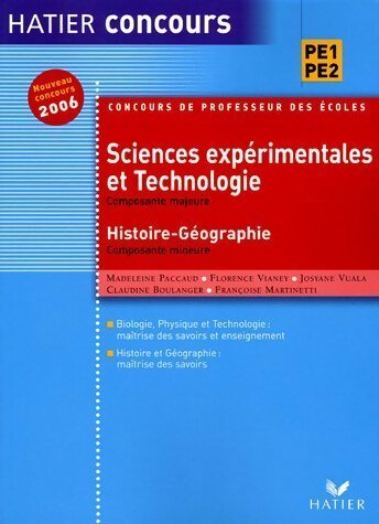 Livrenpoche : Les sciences et la technologie au concours de professeur des écoles / L'histoire et la géographie - Collectif - Livre