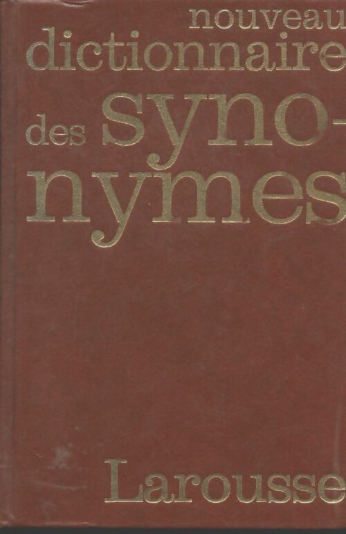Livrenpoche : Nouveau dictionnaire des synonymes - Inconnu - Livre