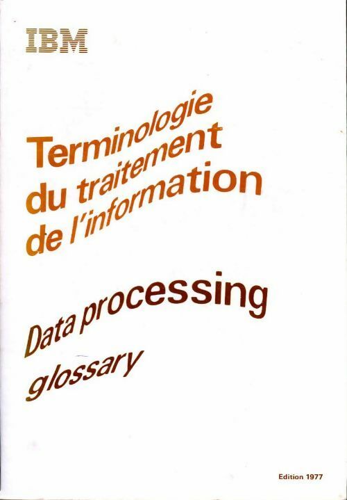 Livrenpoche : Terminologie du traitement de l'information - Inconnu - Livre