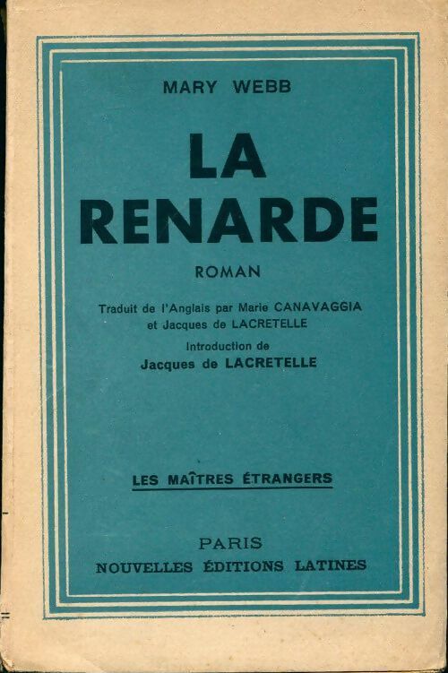 Livrenpoche : La renarde - Mary Webb - Livre