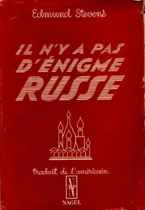 Livrenpoche : Il n'y a pas d'énigme russe - Edmund Stevens - Livre