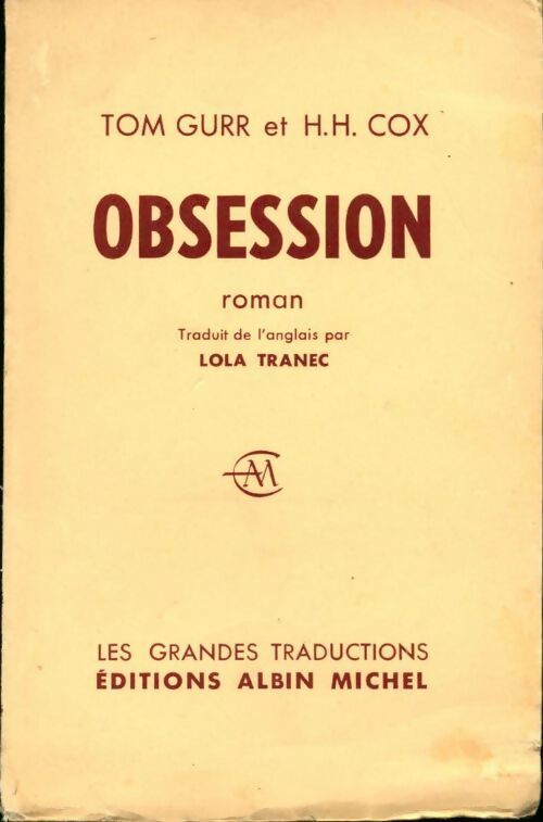 Livrenpoche : Obsession - Tom Gurr - Livre