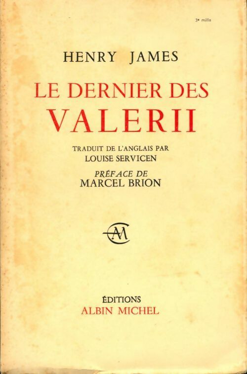 Livrenpoche : Le dernier des Valerii - Henry James - Livre
