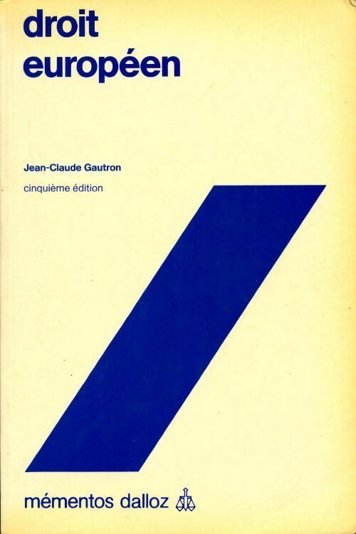 Livrenpoche : Droit européen - Jean-Claude Gautron - Livre