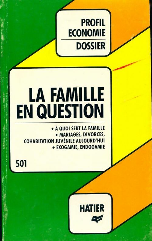 Livrenpoche : La famille en question - Marie-Martine Salort, Janine Brémond - Livre