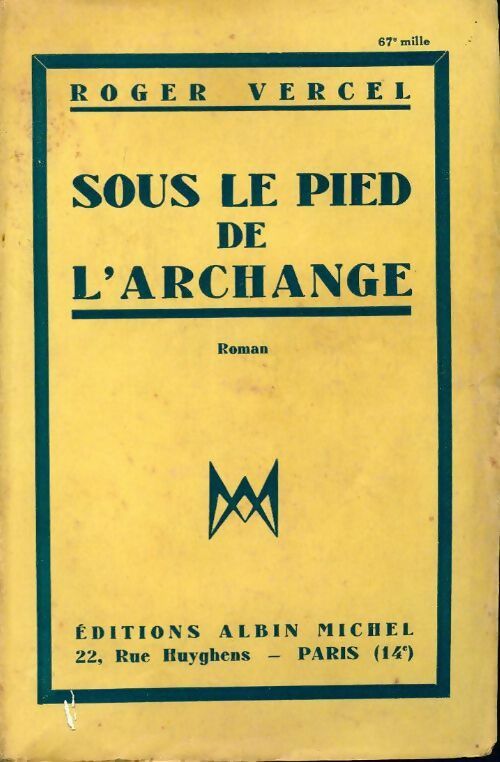 Livrenpoche : Sous le pied de l'Archange - Roger Vercel - Livre