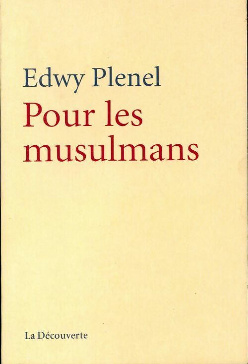 Livrenpoche : Pour les musulmans - Edwy Plenel - Livre