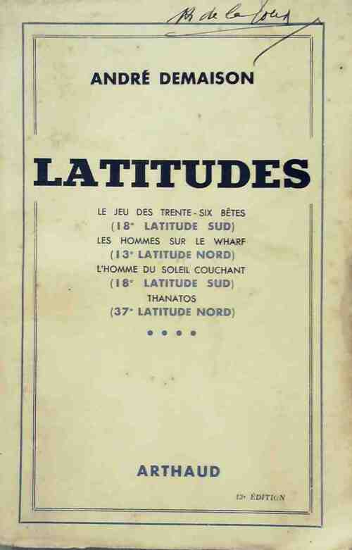 Livrenpoche : Latitudes - André Demaison - Livre