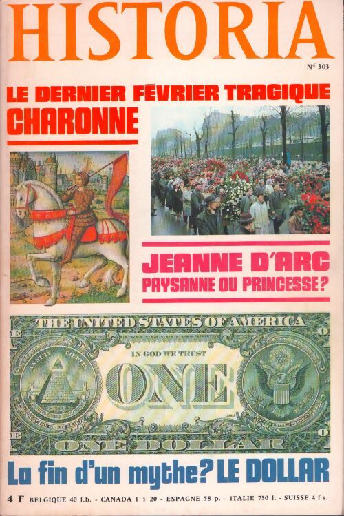 Livrenpoche : Historia n°303 : Le dernier février tragique Charonne - Collectif - Livre