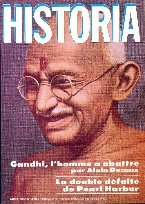 Livrenpoche : Historia n°476 : Gandhi, l'homme à abattre - Collectif - Livre