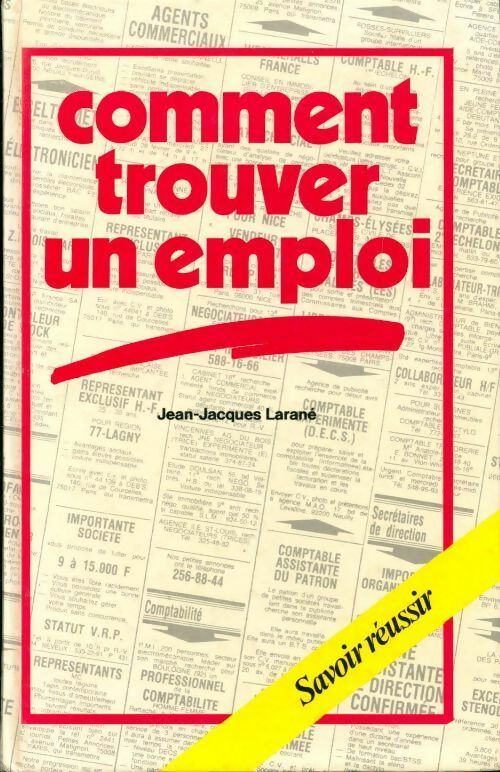 Livrenpoche : Comment trouver un emploi - Jean-Jacques Larané - Livre