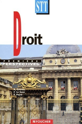 Livrenpoche : Droit 1ère STT - Nadine Colosky - Livre