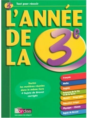 Livrenpoche : L'année de la 3e - Collectif - Livre
