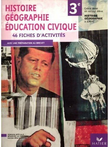 Livrenpoche : Histoire-géographie, éducation civique 3e. 46 fiches d'activités professeur - Collectif - Livre