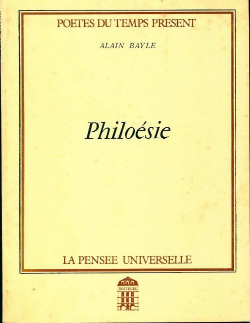 Livrenpoche : Philoésie - Alain Bayle - Livre