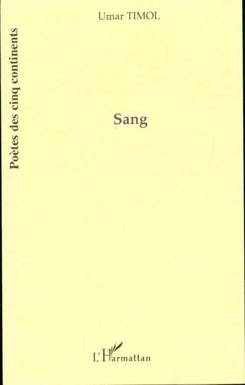 Livrenpoche : Sang - Umar Timol - Livre