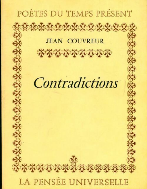 Livrenpoche : Contradictions - Jean Couvreur - Livre