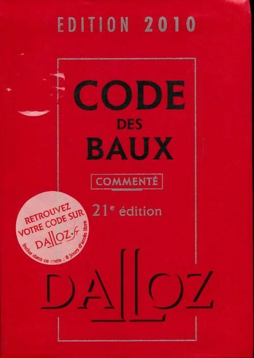 Livrenpoche : Code des baux 2010 - Collectif - Livre