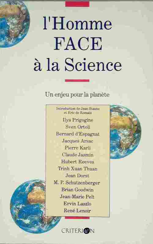 Livrenpoche : L'homme face à la science. Un enjeu pour la planète - Collectif - Livre