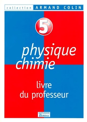 Livrenpoche : Physique chimie 5e. Livret du professeur - René Vento - Livre